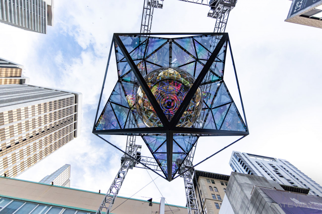 The Nucleus art installation at The Gateway: A Web3 Metropolis