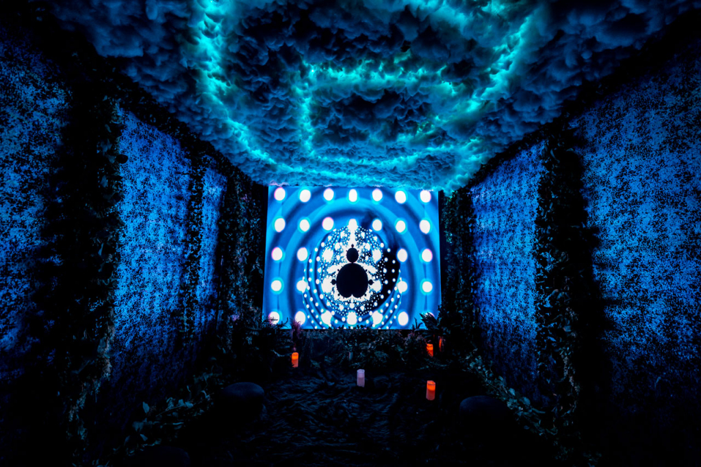 JN Silva’s art installation at Instagram’s activation for The Gateway: A Web3 Metropolis.